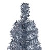 vidaXL Albero di Natale Sottile Argento 180 cm 