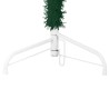 vidaXL Albero Natale Artificiale Sottile a Metà Supporto Verde 180 cm