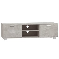 Mobile per TV Grigio Cemento 140x40,5x35 cm Legno ingegnerizzato