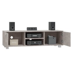 Mobile per TV Grigio Cemento 140x40,5x35 cm Legno ingegnerizzato