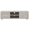 Mobile per TV Grigio Cemento 140x40,5x35 cm Legno ingegnerizzato