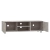 Mobile per TV Grigio Cemento 140x40,5x35 cm Legno ingegnerizzato