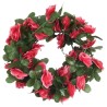 vidaXL Ghirlande Fiori Artificiali 6 pz Rosa Rossa Primaverile 250cm