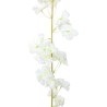 vidaXL Ghirlande Fiori Artificiali 6 pz Bianco 180cm