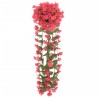 vidaXL Ghirlande Fiori Artificiali 3 pz Rosa 85cm