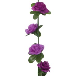 vidaXL Ghirlande Fiori Artificiali 6 pz Viola Chiaro 240cm