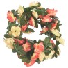 vidaXL Ghirlande Fiori Artificiali 6 pz Rosato e Champagne 240cm