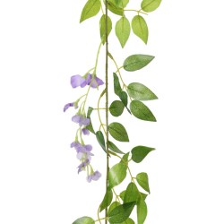 vidaXL Ghirlande Fiori Artificiali 6 pz Viola 200cm