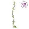 vidaXL Ghirlande Fiori Artificiali 6 pz Viola 200cm