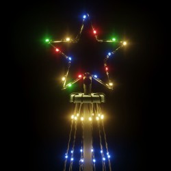   Albero di Natale a Cono Colorato 732 LED 160x500 cm