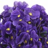 Ghirlande Fiori Artificiali 3 pz Viola Scuro 85cm