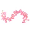 Ghirlande Fiori Artificiali 6 pz Rosa Scuro 180cm