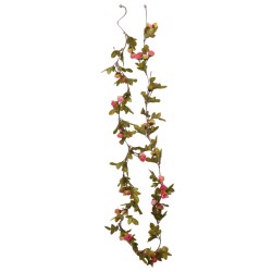 Ghirlande Fiori Artificiali 6 pz Rosato 215cm