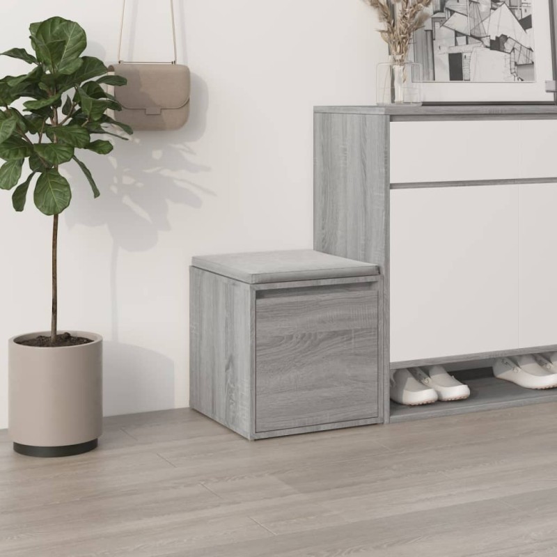   Cassetto Contenitore Grigio Sonoma 40,5x40x40 cm in Multistrato