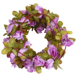 Ghirlande Fiori Artificiali 6 pz Viola Chiaro 250cm