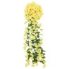 Ghirlande Fiori Artificiali 3 pz Giallo 85cm