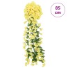 Ghirlande Fiori Artificiali 3 pz Giallo 85cm