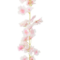 Ghirlande Fiori Artificiali 6 pz Rosa Chiaro 180cm