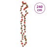 Ghirlande Fiori Artificiali 6 pz Rosso 240cm