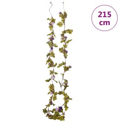 Ghirlande Fiori Artificiali 6 pz Viola Chiaro 215cm