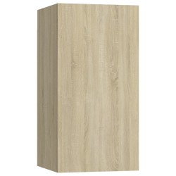   Set di Mobili Porta TV 7 pz Rovere Sonoma in Legno ingegnerizzato