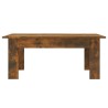 Tavolino da Salotto Rovere Fumo 100x60x42 cm Legno ingegnerizzato