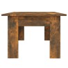 Tavolino da Salotto Rovere Fumo 100x60x42 cm Legno ingegnerizzato