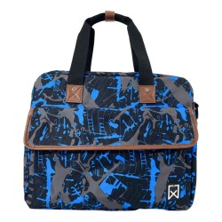 Willex Borsa da Bicicletta Ice 19 L Blu e Nera