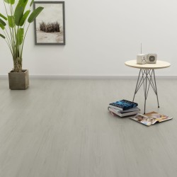 Listoni Pavimenti Autoadesivi 4,46 m² 3 mm in PVC Grigio Chiaro