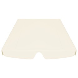 Baldacchino per Dondolo Giardino Crema 188/168x110/145 cm