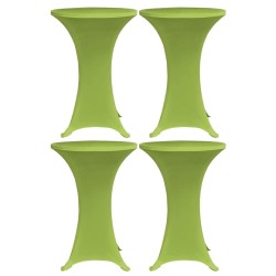 Copritavoli Elastici 4 pz 80 cm Verde