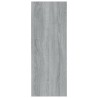   Tavolino Consolle Grigio Sonoma 78x30x80 cm Legno ingegnerizzato