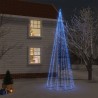 Albero di Natale a Cono Blu 732 LED 160x500 cm