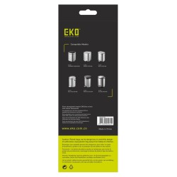 EKO Set Sacchetti della Spazzatura A 3-6 L 24x30 pz Bianchi