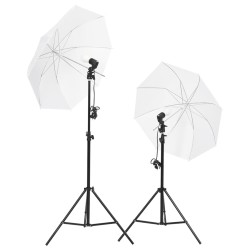   Kit per Studio Fotografico con Set di Luci e Fondale