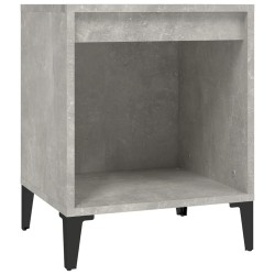   Comodini 2 pz Grigio Cemento 40x35x50 cm