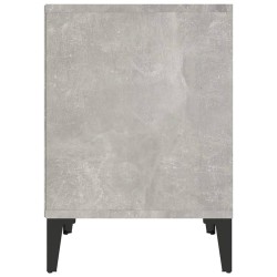   Comodini 2 pz Grigio Cemento 40x35x50 cm