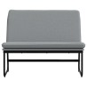   Panca Grigio Chiaro 100x75x76 cm in Tessuto