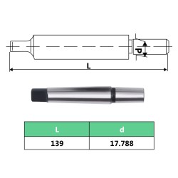 Mandrino per Trapano a Rilascio Rapido MT3-B18 Serraggio 16 mm