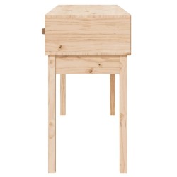   Tavolo Consolle 114x40x75 cm in Legno Massello di Pino