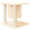   Albero per Gatti con Tiragraffi in Sisal Crema 37 cm