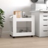   Carrello per Scrivania bianco 60x45x60 cm in Legno ingegnerizzato