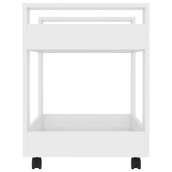   Carrello per Scrivania bianco 60x45x60 cm in Legno ingegnerizzato