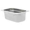 Contenitori Gastronorm 8 pz GN 1/4 100 mm in Acciaio Inox