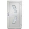 Porta Ingresso Antracite 88x200 cm in PVC