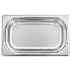 Contenitori Gastronorm 8 pz GN 1/4 65 mm in Acciaio Inox