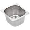 Contenitori Gastronorm 12 pz GN 1/6 100 mm in Acciaio Inox