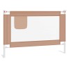 Sponda Letto di Sicurezza per Bambini Tortora 100x25 cm Tessuto