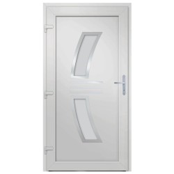 Porta Ingresso Antracite 108x208 cm in PVC