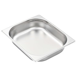 Contenitori Gastronorm 4 pz GN 1/2 65 mm in Acciaio Inox